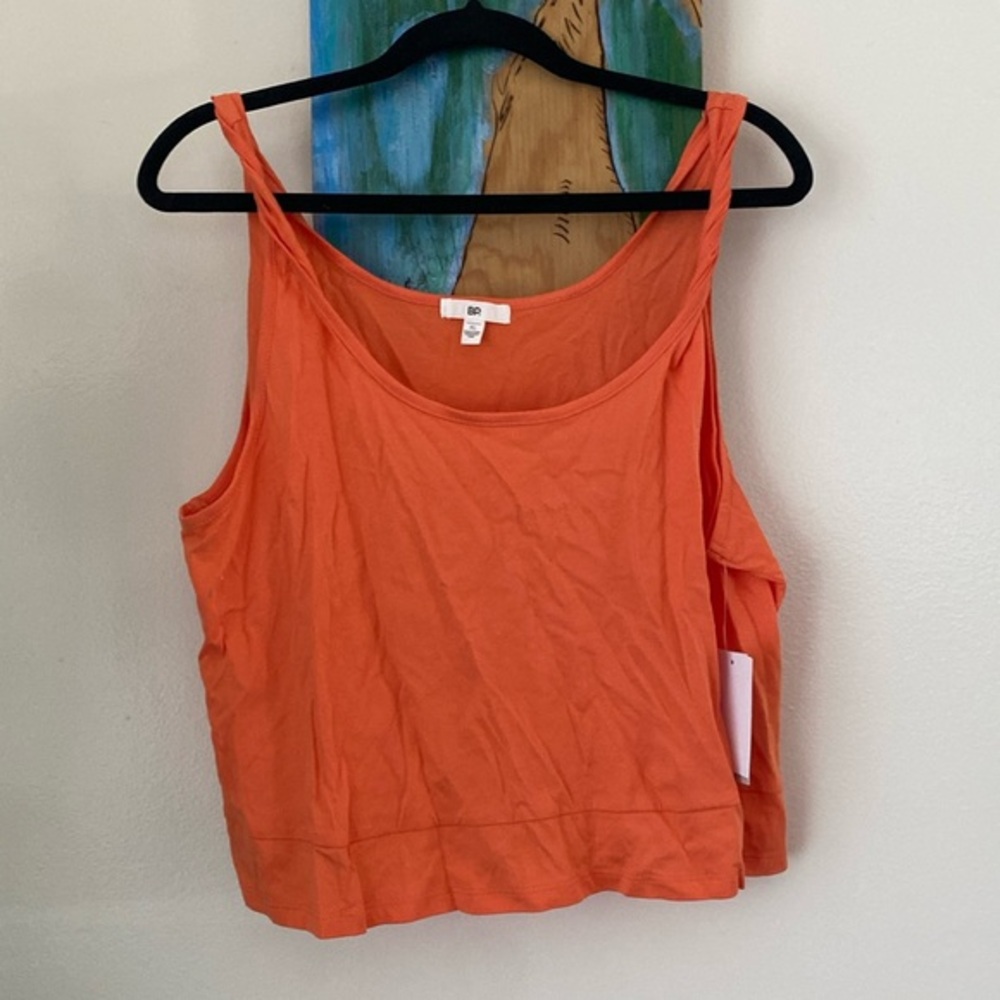 NWT crop flowy tank xl twisted straps by BP